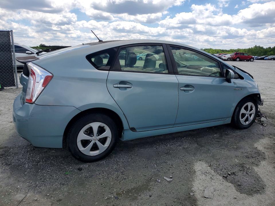 2012 Toyota VIN JTDKN3DU7C5491201 COPART salvage auction — FRONT END, Sc - Cert Of Title-Salvage, sold $725 on 2026-07-08 (photo 3)