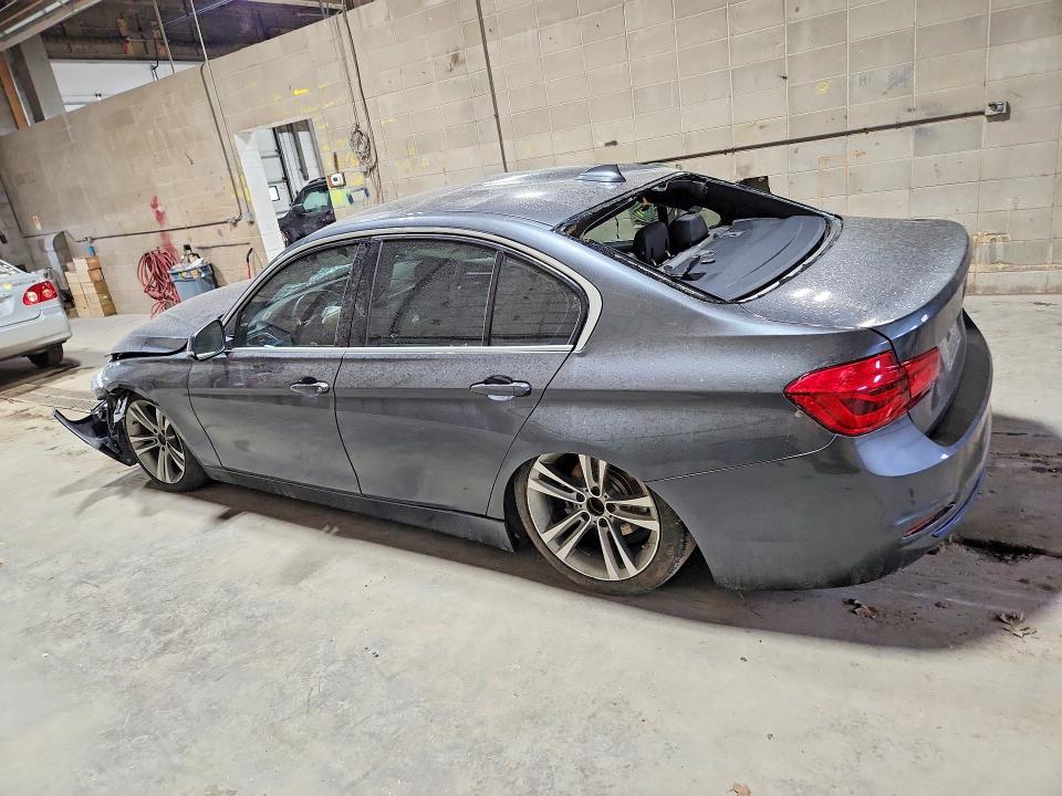 2018 BMW 3 series VIN WBA8D9C59JEM33319 COPART salvage auction — ALL OVER, Mn - Cert Of Title-Salvage, sold $250 on 2026-07-28 (photo 2)