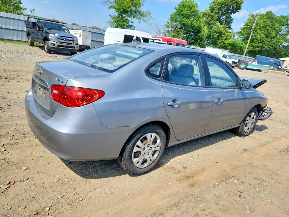 2010 Hyundai Elantra VIN KMHDU4AD7AU182249 COPART salvage auction — FRONT END, Nj - Cert Of Title-Salvage, sold $225 on 2026-07-22 (photo 3)