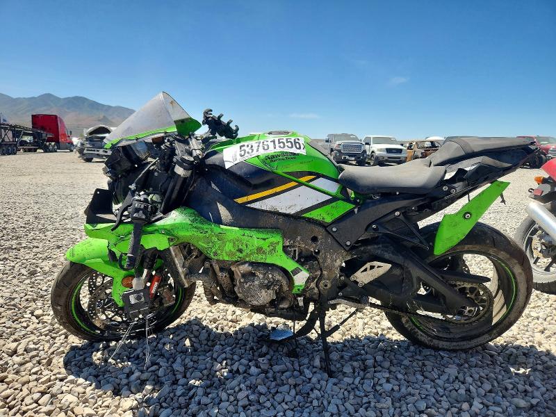 2025 Kawasaki Zx VIN JKBZXVL12SA018667 COPART salvage auction — FRONT END, Ut - Salvage Certificate, sold $4,000 on 2026-07-02 (photo 3)