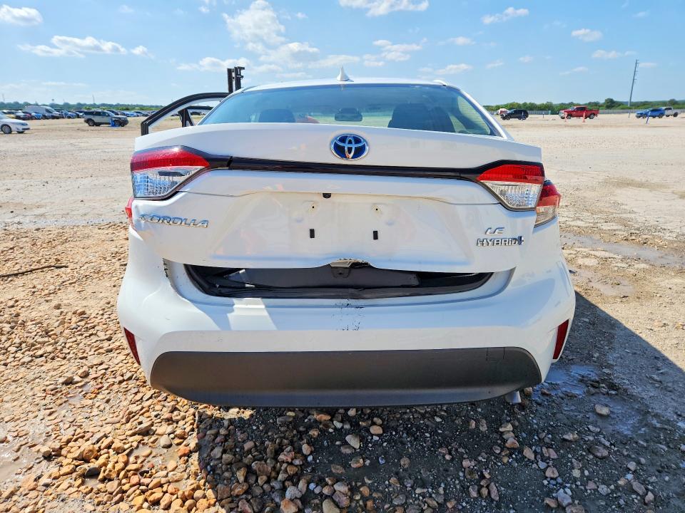 2023 Toyota Corolla VIN JTDBCMFE7P3017185 COPART salvage auction — ALL OVER, Tx - Salvage Vehicle Title, sold $100 on 2026-07-23 (photo 6)