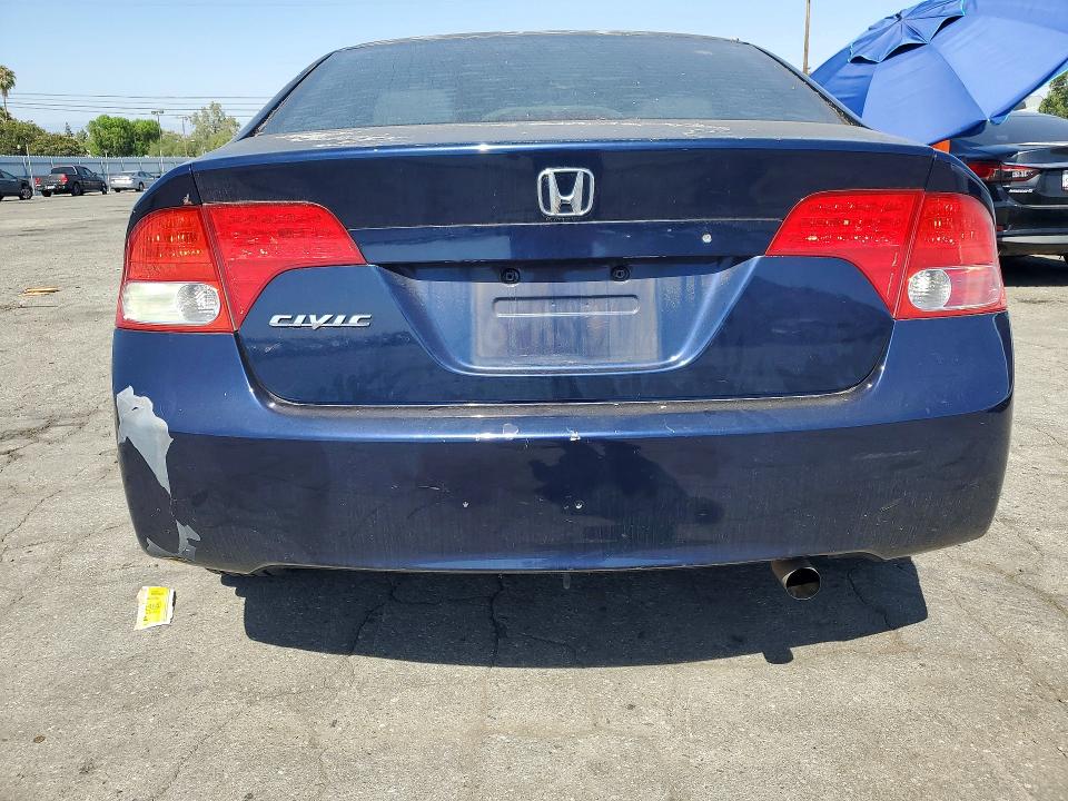 2008 Honda Civic VIN 2HGFA165X8H533966 COPART salvage auction — FRONT END, Ca - App For Dup Clean Or Ac, sold $475 on 2026-07-09 (photo 6)