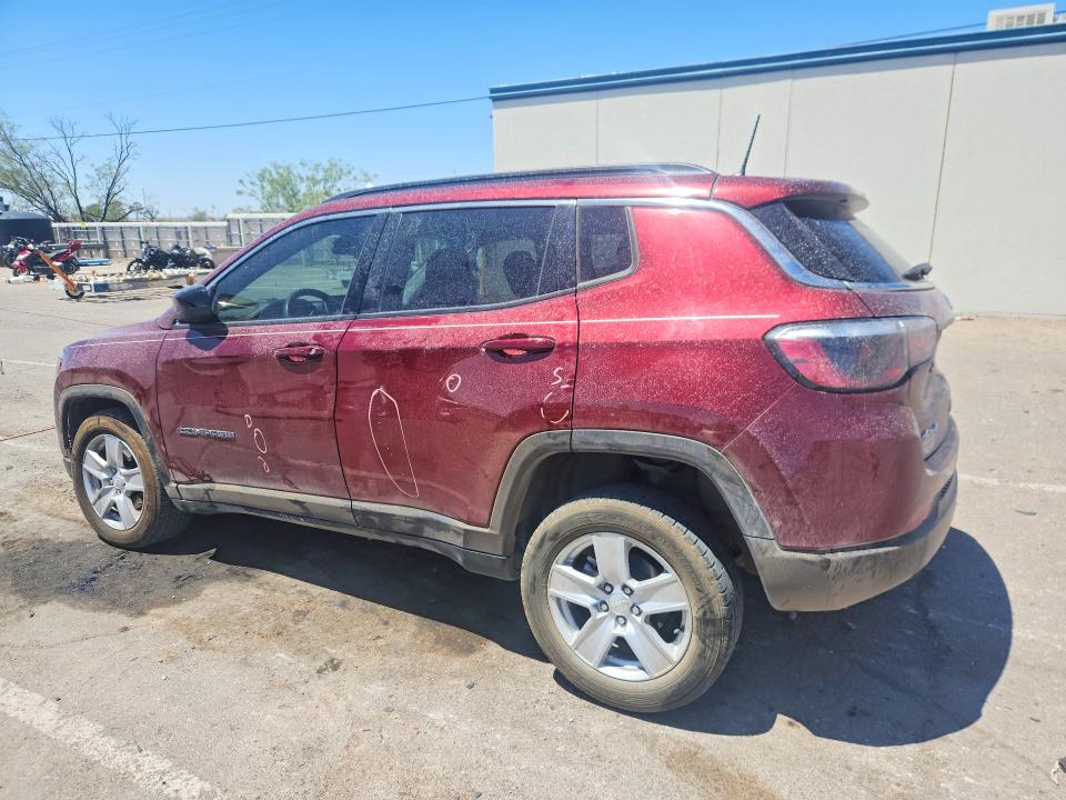 2022 Jeep Compass VIN 3C4NJDBB2NT111264 COPART salvage auction — FRONT END, Tx - Salvage Vehicle Title, sold $125 on 2026-07-24 (photo 2)