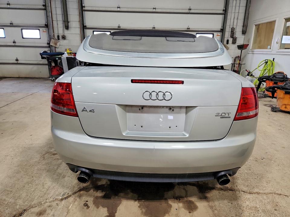 2007 Audi A4 VIN WAUDF48H97K037111 COPART salvage auction — MECHANICAL, Mn - Certificate Of Title, sold $1,150 on 2026-07-02 (photo 6)