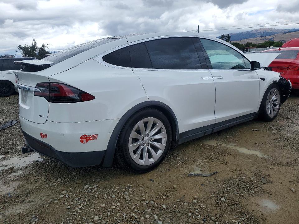 2017 Tesla Model x VIN 5YJXCAE20HF041764 COPART salvage auction — FRONT END, Ca - Salvage Certificate, sold $100 on 2026-07-21 (photo 3)