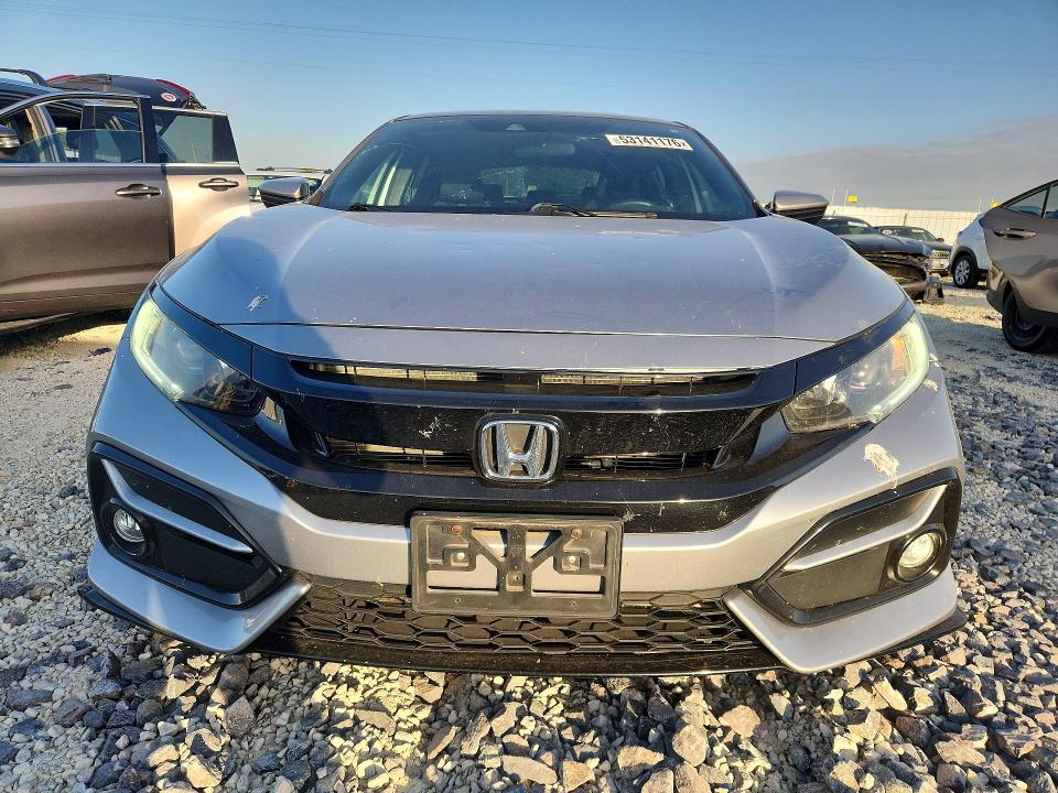 2021 Honda Civic VIN SHHFK7H47MU227356 COPART salvage auction — HAIL, Mo - Certificate Of Title, sold $12,700 on 2026-07-13 (photo 5)