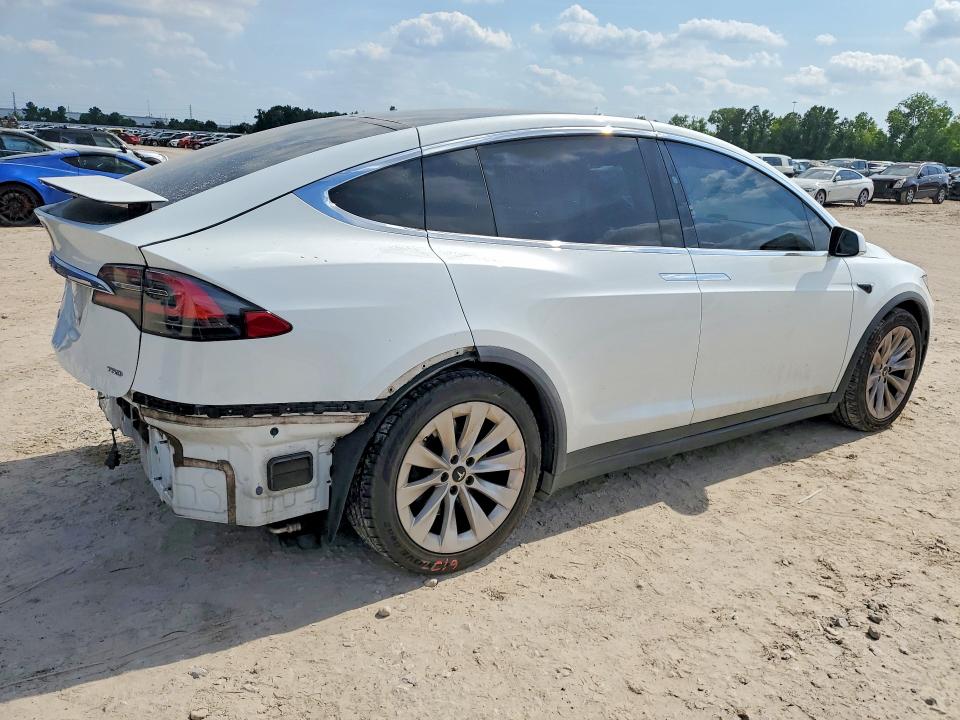 2017 Tesla Model x VIN 5YJXCBE23HF045684 COPART salvage auction — REAR END, Tx - Salvage Vehicle Title, sold $10,200 on 2026-07-14 (photo 3)