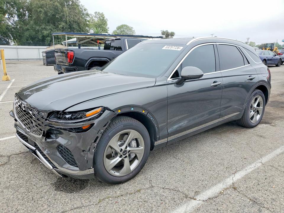 2026 Genesis Gv70 VIN KMUMBDTB0TU276740 COPART salvage auction — FRONT END, Ca - Salvage Certificate, sold $10,600 on 2026-07-24 (photo 1)