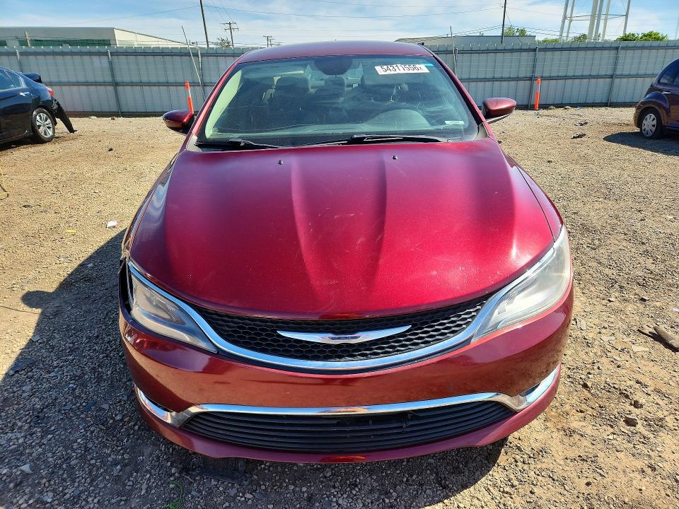 2015 Chrysler 200 VIN 1C3CCCAB9FN749739 COPART salvage auction — FRONT END, Il - Salvage Certificate, sold $225 on 2026-07-03 (photo 5)