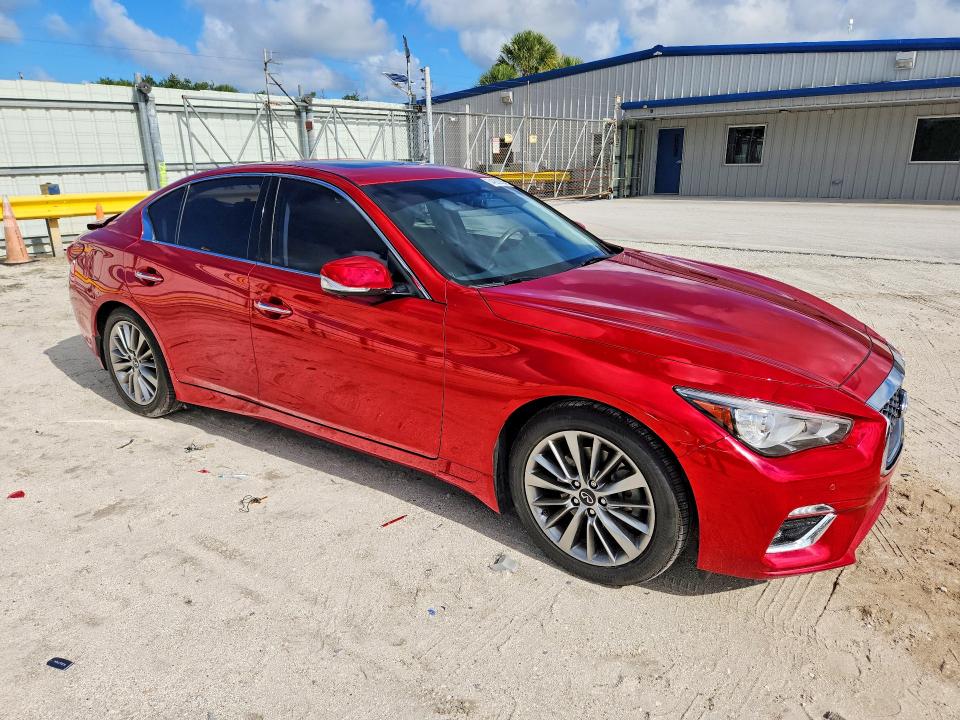 2022 Infiniti VIN JN1EV7BP9NM311231 COPART salvage auction — REAR END, Fl - Cert Of Title Slvg Rebuildable, sold $6,200 on 2026-07-08 (photo 4)