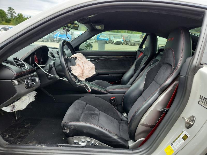 2018 Porsche Cayman VIN WP0AB2A8XJS278568 COPART salvage auction — FRONT END, Sc - Cert Of Title-Salvage, sold $20,100 on 2026-08-17 (photo 7)