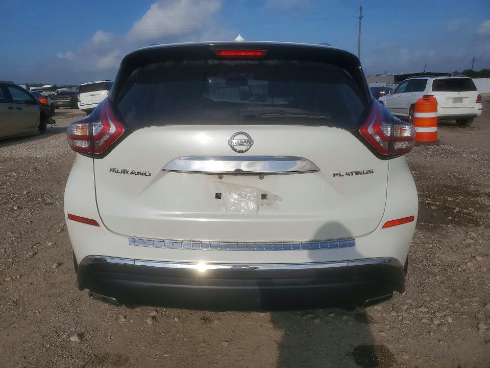 2015 Nissan Murano VIN 5N1AZ2MG4FN229124 COPART salvage auction — FRONT END, Tx - Salvage Vehicle Title, sold $1,550 on 2026-07-02 (photo 6)