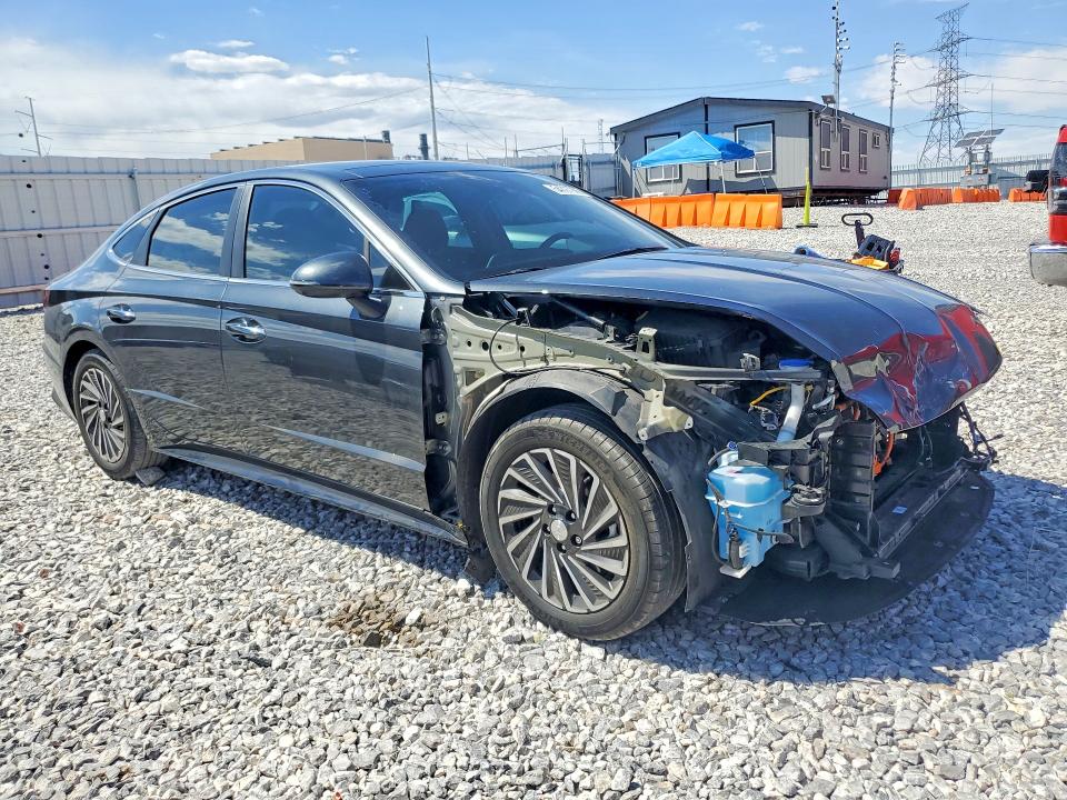 2023 Hyundai Sonata VIN KMHL54JJ0PA070028 COPART salvage auction — FRONT END, Nv - Salvage Title, sold $6,500 on 2026-07-15 (photo 4)