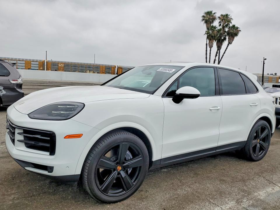 2025 Porsche VIN WP1AA2AY4SDA01874 COPART salvage auction — SIDE, Ca - Salvage Certificate, sold $28,500 on 2026-07-24 (photo 1)