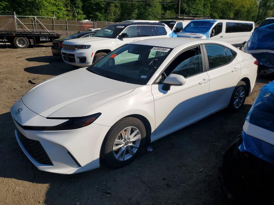 2025 Toyota Camry VIN 4T1DAACK0SU520983 COPART salvage auction — FRONT END, Tx - Salvage Vehicle Title, sold $15,600 on 2026-07-09 (photo 1)