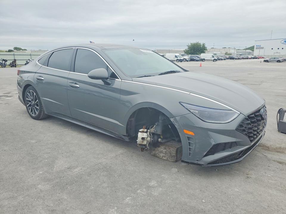2020 Hyundai Sonata VIN 5NPEH4J29LH006358 COPART salvage auction — UNDERCARRIAGE, Ok - Cert Of Title-Salvage, sold $7,100 on 2026-07-08 (photo 4)