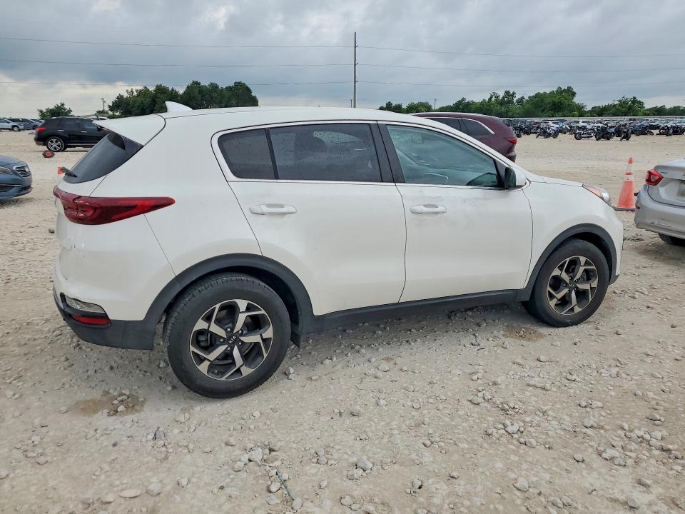 2022 Kia Sportage VIN KNDPM3AC7N7991872 COPART salvage auction — REAR END, TX - SALVAGE VEHICLE TITLE (P), sold $5,400 on 2026-07-16 (photo 3)