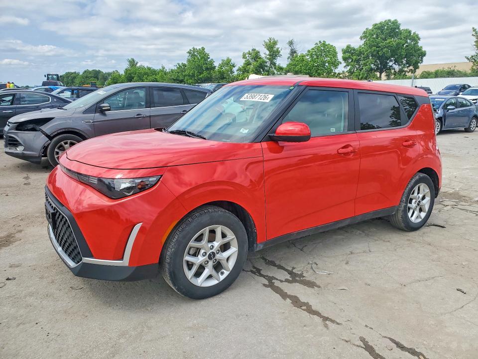 2023 Kia Soul VIN KNDJ23AU3P7197250 COPART salvage auction — HAIL, Mo - Salvage Certificate Of Title, sold $5,200 on 2026-07-07 (photo 1)