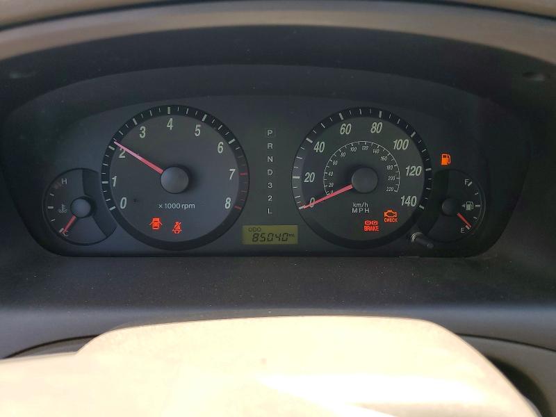 2004 Hyundai Elantra VIN KMHDN46D24U907380 COPART salvage auction — FRONT END, Nv - Salvage Title, sold $375 on 2026-07-06 (photo 9)