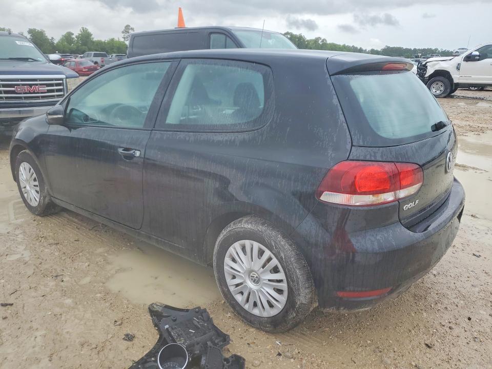 2012 Volkswagen Golf VIN WVWAB7AJ6CW247989 COPART salvage auction — MECHANICAL, Tx - Certificate Of Title, sold $900 on 2026-07-31 (photo 2)