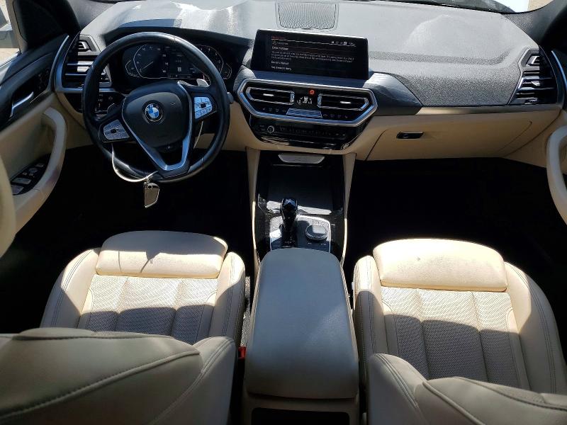 2022 BMW X3 VIN WBX57DP01NN154485 COPART salvage auction — HAIL, OH - CERT OF TITLE-SALVAGE, sold $12,800 on 2026-08-03 (photo 8)