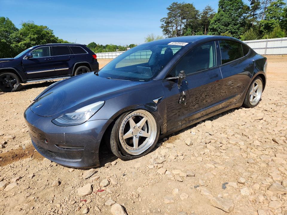 2020 Tesla Model 3 VIN 5YJ3E1EC8LF586203 COPART salvage auction — FRONT END, Nc - Salvage Certificate Of Title, sold $4,100 on 2026-07-20 (photo 1)