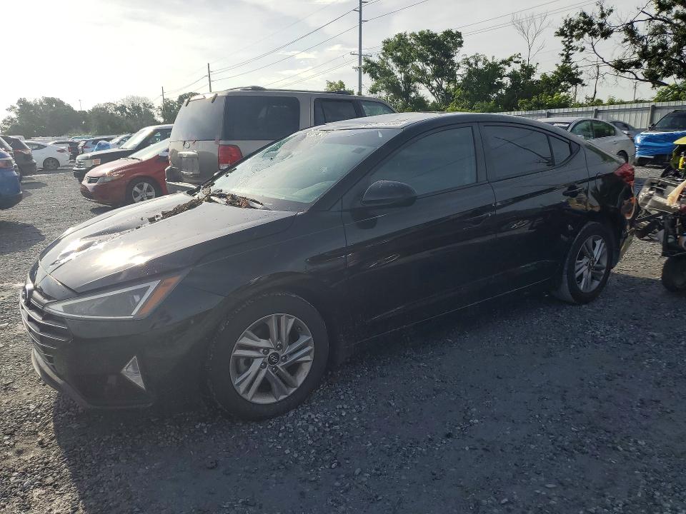 2019 Hyundai Elantra VIN KMHD84LF3KU872682 COPART salvage auction — FRONT END, Fl - Cert Of Title Slvg Rebuildable, sold $2,000 on 2026-07-28 (photo 1)