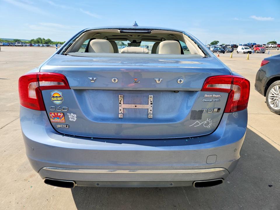 2018 Volvo S60 VIN LYV402TK2JB185618 COPART salvage auction — HAIL, Tx - Certificate Of Title, sold $2,150 on 2026-07-13 (photo 6)