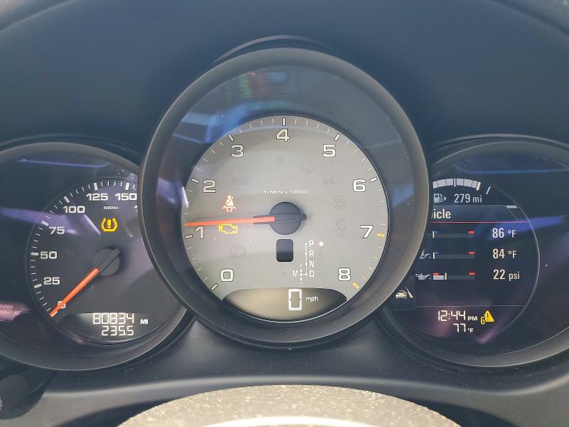 2020 Porsche Macan VIN WP1AB2A54LLB34287 COPART salvage auction — FRONT END, Ca - Salvage Certificate, sold $14,500 on 2026-07-10 (photo 9)