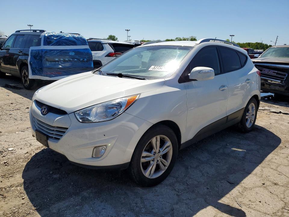 2013 Hyundai VIN KM8JUCAC2DU643883 COPART salvage auction — FRONT END, IN - CERT OF TITLE-SALVAGE TITLE, sold $675 on 2026-07-31 (photo 1)