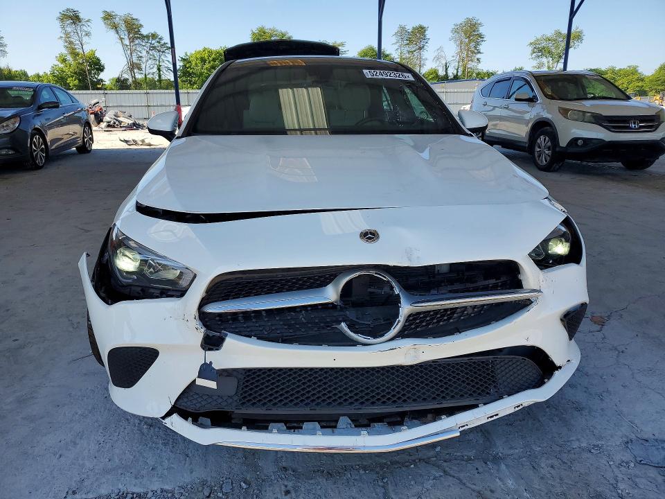 2022 Mercedes-benz Cla-klasse VIN W1K5J4HB8NN302829 COPART salvage auction — FRONT END, Ga - Cert Of Title-Salvage, sold $11,600 on 2026-07-09 (photo 5)