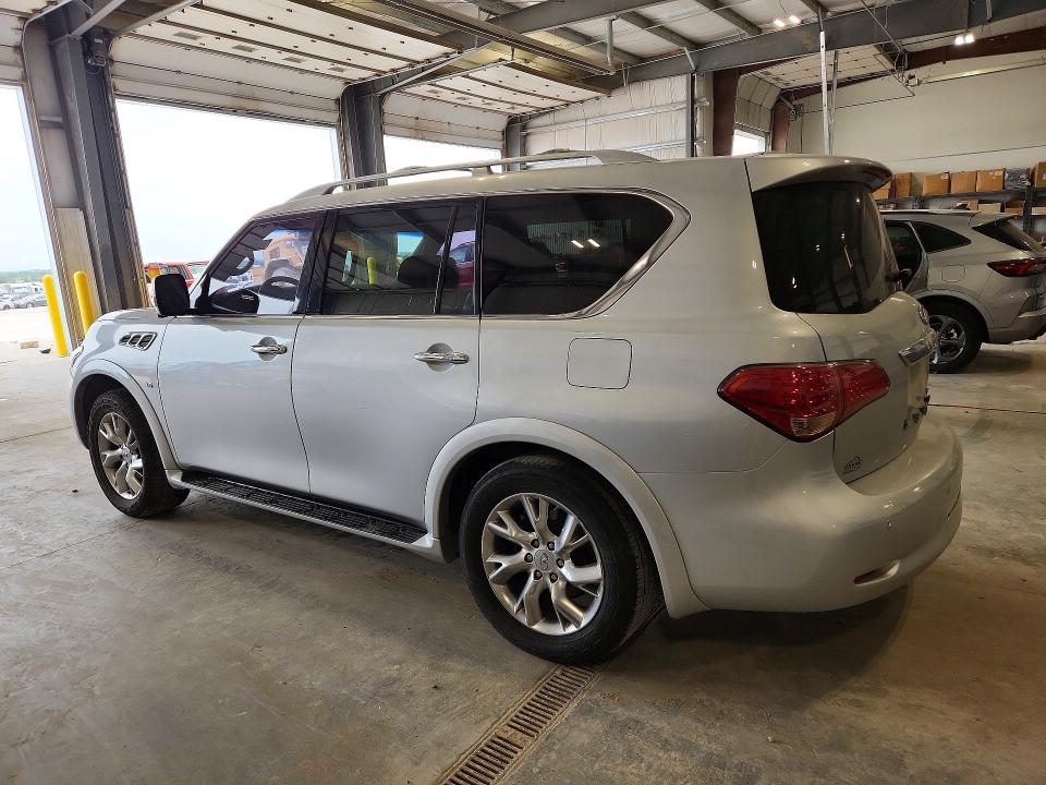 2014 Infiniti Qx80 VIN JN8AZ2NCXE9351143 COPART salvage auction — REAR END, Ne - Cert Of Title-Salvage, sold $2,350 on 2026-07-07 (photo 2)