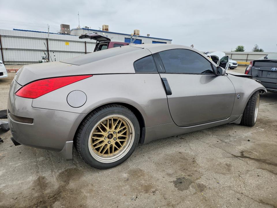 2007 Nissan 350z VIN JN1BZ34E87M551871 COPART salvage auction — FRONT END, Ca - Salvage Certificate, sold $400 on 2026-07-06 (photo 3)