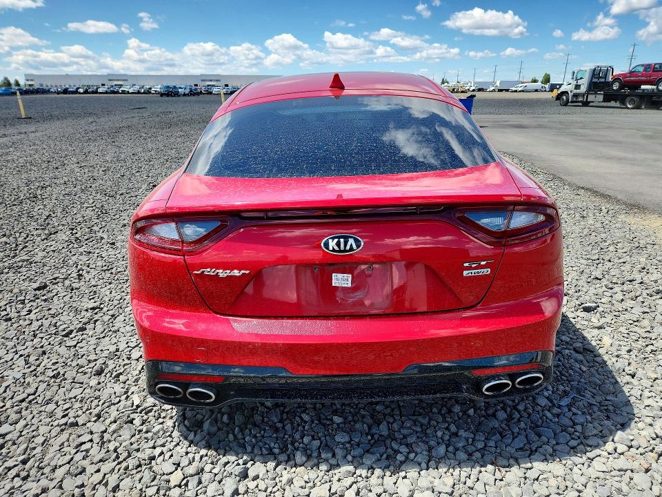 2018 Kia VIN KNAE45LC7J6030086 COPART salvage auction — FRONT END, Wa - Bill Of Sale, sold $3,650 on 2026-07-22 (photo 6)