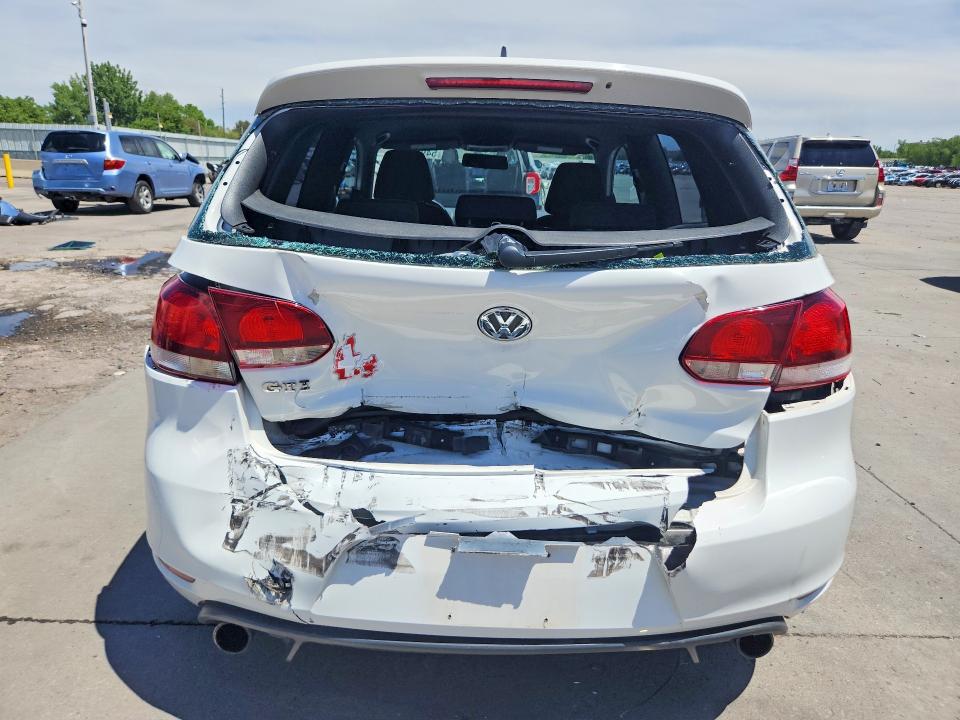 2010 Volkswagen Gti VIN WVWEV7AJ8AW405660 COPART salvage auction — REAR END, Co - Salvage Title, sold $1,050 on 2026-08-12 (photo 6)