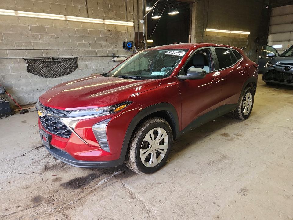 2024 Chevrolet Trax VIN KL77LFE2XRC077096 COPART salvage auction — SIDE, Ny - Mv-907A Salvage Certificate, sold $4,750 on 2026-07-06 (photo 1)