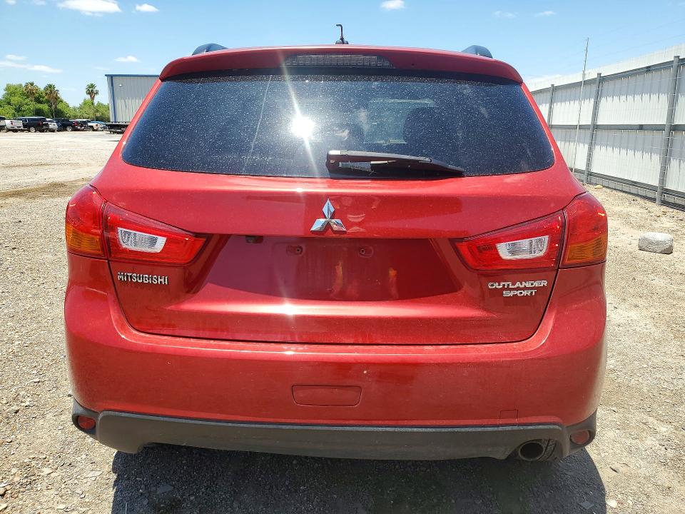 2016 Mitsubishi Outlander sport VIN JA4AP4AW5GZ027513 COPART salvage auction — FRONT END, Tx - Salvage Vehicle Title, sold $1,800 on 2026-07-08 (photo 6)