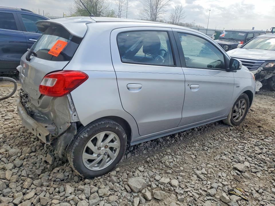 2017 Mitsubishi VIN ML32A4HJ8HH015050 COPART salvage auction — REAR END, Ks - Cert Of Title-Salvage, sold $600 on 2026-07-27 (photo 3)