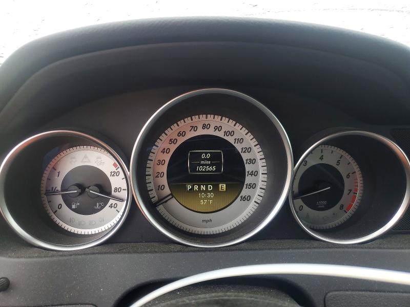 2012 Mercedes-benz C class VIN WDDGF4HB3CA640704 COPART salvage auction — FRONT END, Ca - Salvage Certificate, sold $1,550 on 2026-07-07 (photo 9)