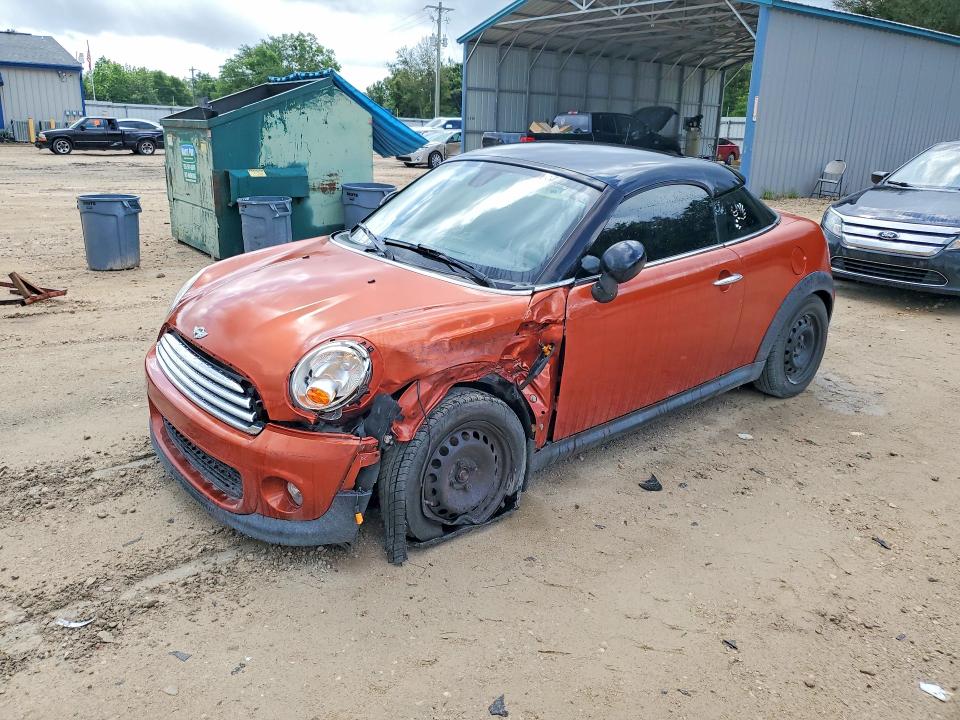 2014 Mini Cooper VIN WMWSX1C56ET508039 COPART salvage auction — FRONT END, FL - CERT OF TITLE SLVG REBUILDABLE, sold $875 on 2026-07-31 (photo 1)