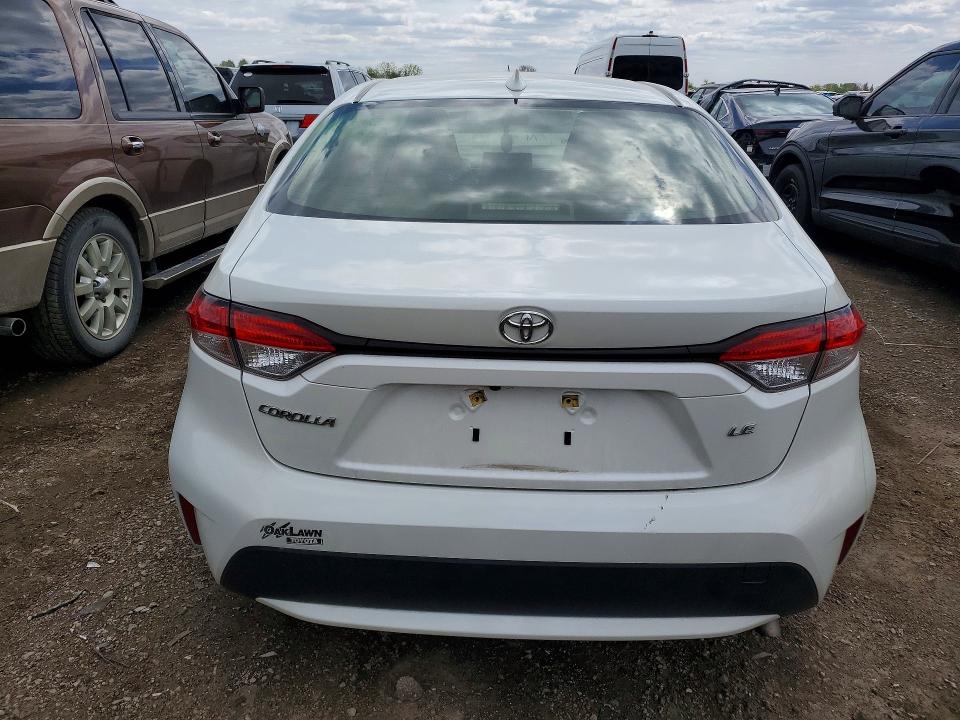2020 Toyota VIN JTDEPRAE7LJ108615 COPART salvage auction — FRONT END, Il - Salvage Certificate, sold $4,400 on 2026-07-02 (photo 6)
