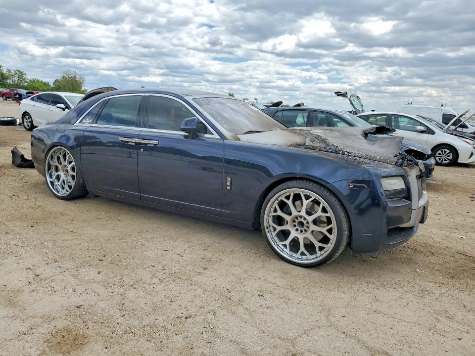 2012 Rolls-royce Ghost VIN SCA664S56CUX50709 COPART salvage auction — ENGINE BURN, Il - Salvage Certificate, sold $18,200 on 2026-07-21 (photo 4)