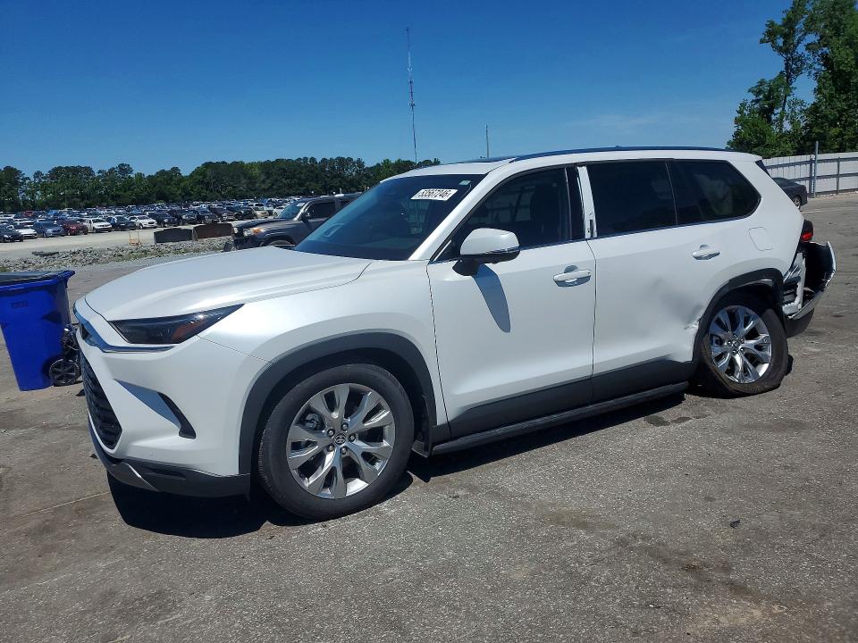 2026 Toyota Highlander VIN 5TDACAB59TS077686 COPART salvage auction — SIDE, Nc - Salvage Certificate Of Title, sold $21,400 on 2026-07-09 (photo 1)