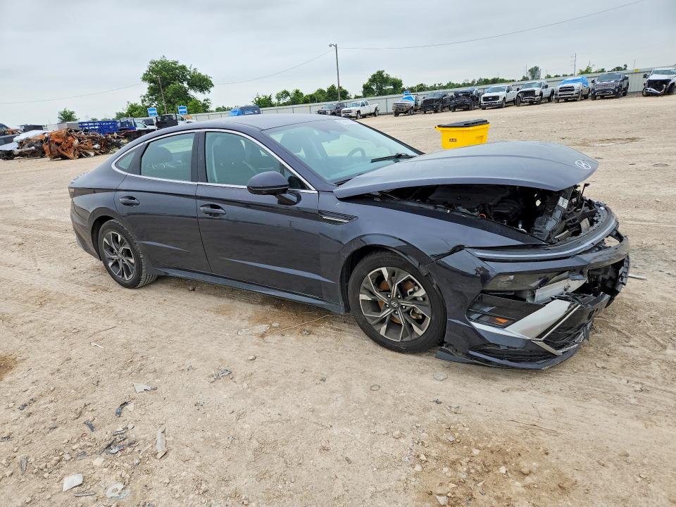 2024 Hyundai Sonata VIN KMHL64JA2RA376857 COPART salvage auction — FRONT END, Tx - Salvage Vehicle Title, sold $2,350 on 2026-07-22 (photo 4)
