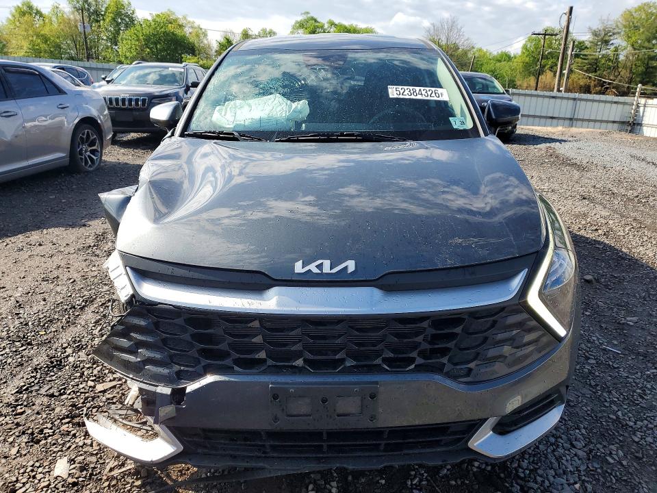 2023 Kia Sportage VIN KNDPUCAF1P7171848 COPART salvage auction — FRONT END, Nj - Cert Of Title-Salvage, sold $6,000 on 2026-07-17 (photo 5)