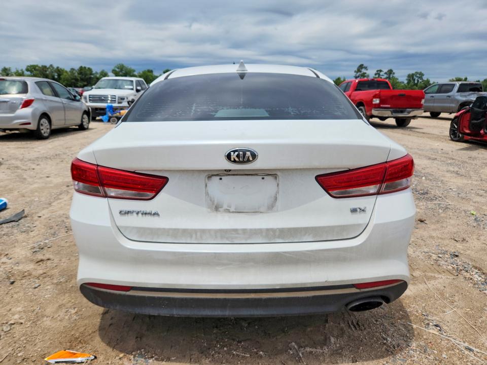 2016 Kia VIN 5XXGU4L31GG062158 COPART salvage auction — FRONT END, Tx - Salvage Vehicle Title, sold $750 on 2026-07-24 (photo 6)
