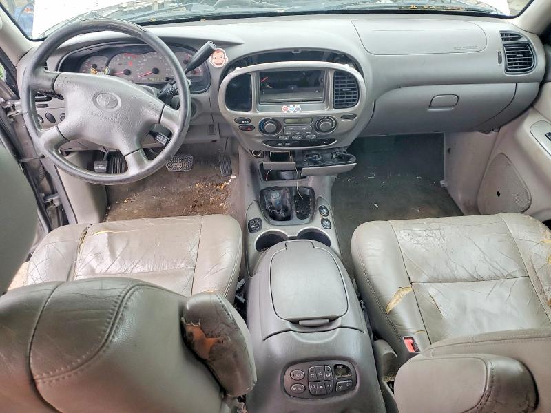 2001 Toyota Sequoia VIN 5TDBT48A11S048349 COPART salvage auction — FRONT END, Oh - Cert Of Title-Salvage, sold $675 on 2026-07-07 (photo 8)