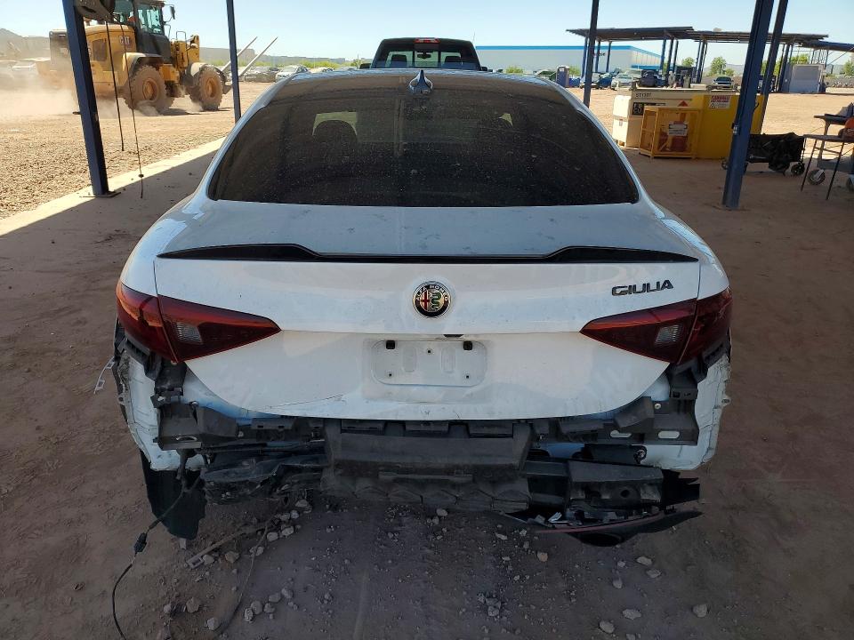 2019 Alfa romeo Giulia VIN ZARFAMAN6K7609540 COPART salvage auction — REAR END, Az - Cert Of Title - Salvage, sold $7,500 on 2026-07-07 (photo 6)