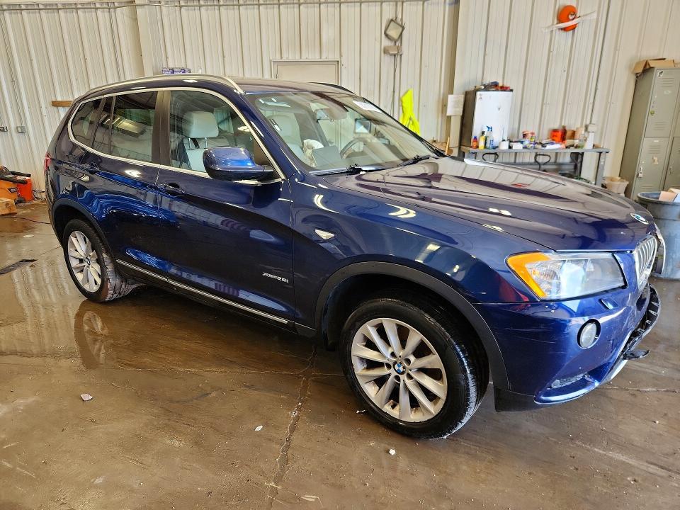 2013 BMW X3 VIN 5UXWX9C53D0A23684 COPART salvage auction — FRONT END, Mn - Cert Of Title-Prior Salvage, sold $325 on 2026-07-27 (photo 4)
