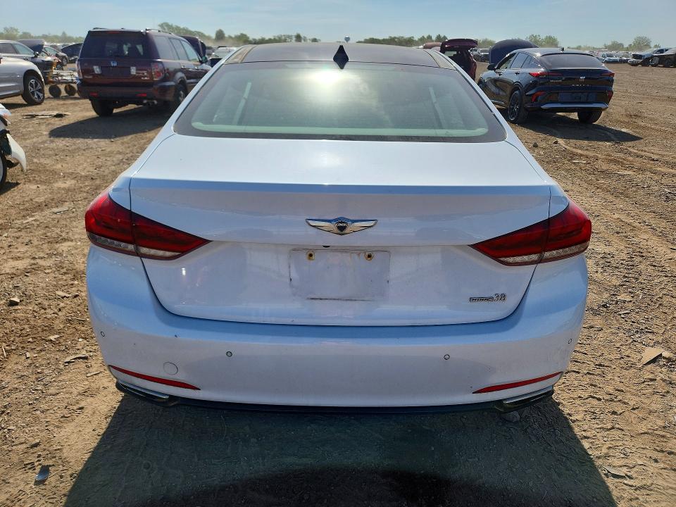 2016 Hyundai Genesis VIN KMHGN4JE8GU113324 COPART salvage auction — FRONT END, Il - Salvage Certificate, sold $1,500 on 2026-07-30 (photo 6)